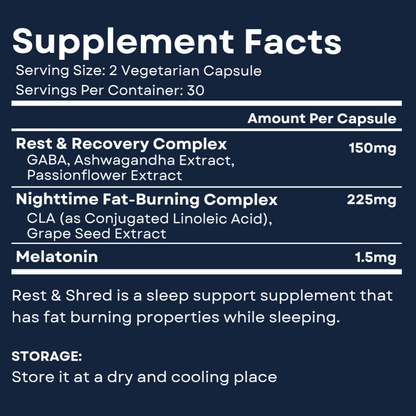 Rest N Shred - Sleep deeper and lose weight naturally