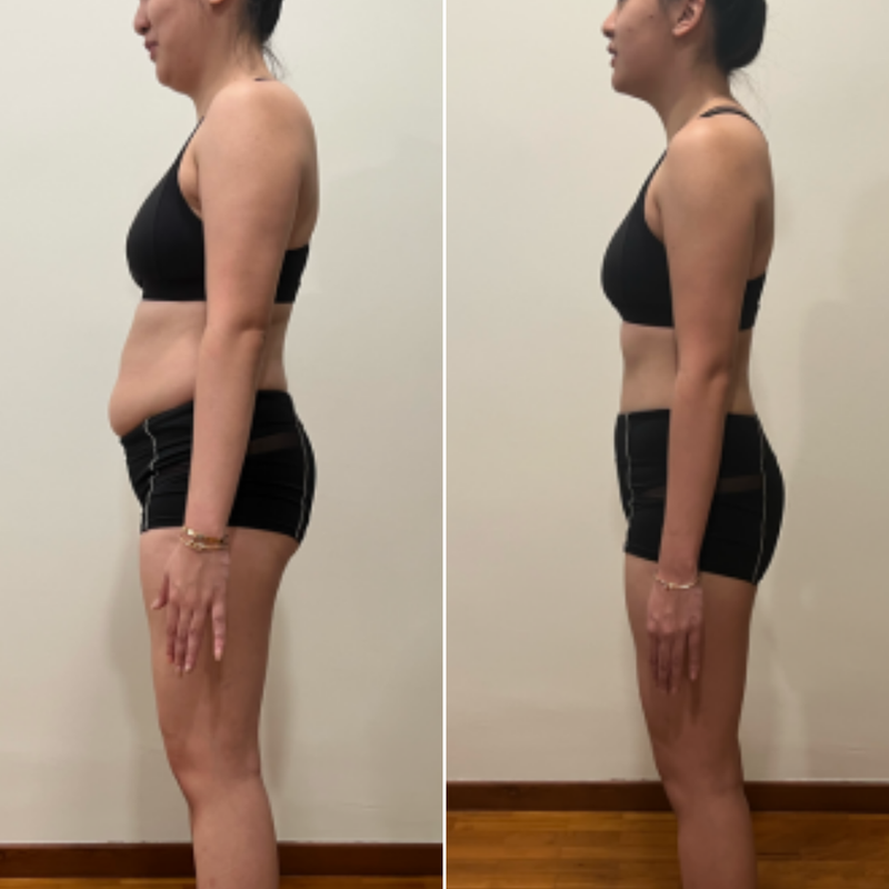 Week 12 - Flatter tummy, lighter weight