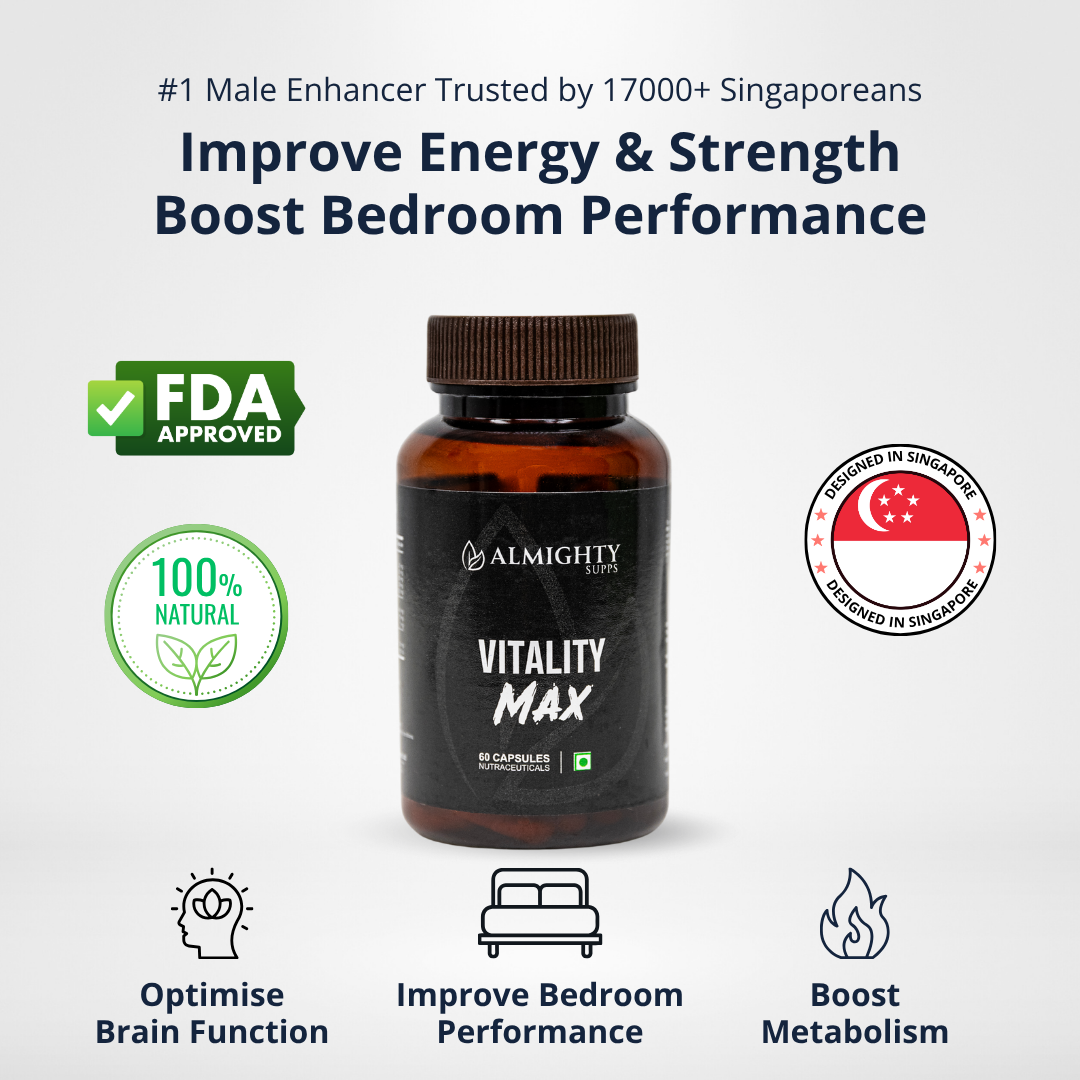 Vitality Max - Performance in every area: Gym, Bedroom and Beyond
